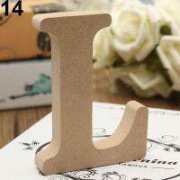 hot【cw】 1pc 10CM Wood Letters  A-Z Alphabet Wedding Birthday Diy Decorations Freestanding Design 3.94 Inches Kid Gifts