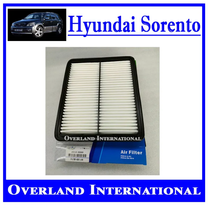 AIR CLEANER AIR FILTER 29x24x3.5cm For Hyundai Sorento, 28113-3E000 ...