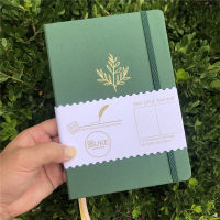 Bullet Planner 180gsm BAMBOO PAPER Dot Grid JOURNAL Dotted Notebook Drawing books - forest green color