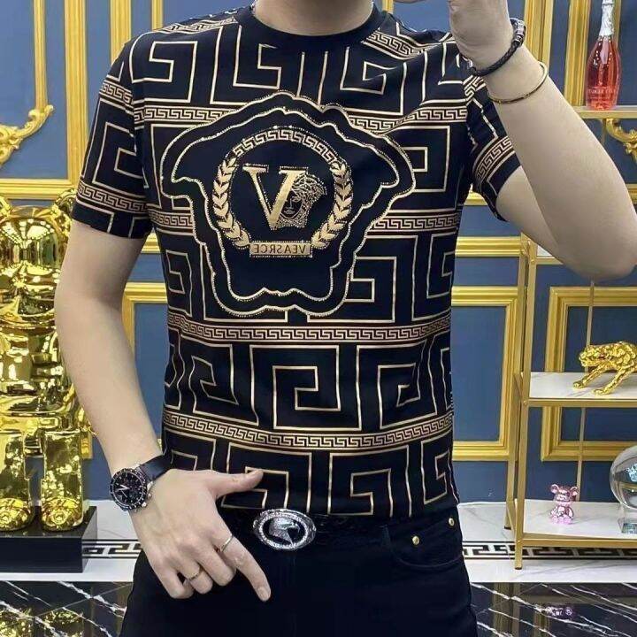 Versace Medusa Short-Sleeve T-Shirt - Black