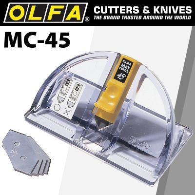 OLFA คัตเตอร์ตัดเฉียง 45 องศา MC-45 มีดคัตเตอร์ คัตเตอร์ ใบมีดสำรอง MCB-1 บริการเก็บเงินปลายทาง