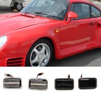 ตัวกะพริบแผ่นเรืองแสงไฟ LED แบบไดนามิกสำหรับ Porsche 911 Carrera 924/924S 944 968 959 Audi VW Aston Martin