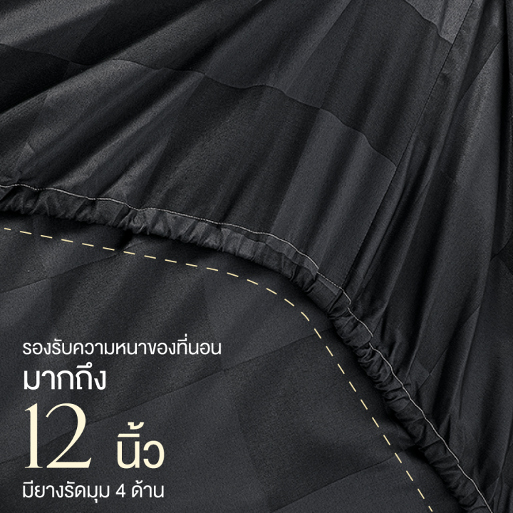 ibed-ชุดผ้าปูที่นอนครบเซ็ท-softex-satin-ลายตาราง-moonless-3-5-ฟุต-5-ฟุต-6-ฟุต-checkered-collection