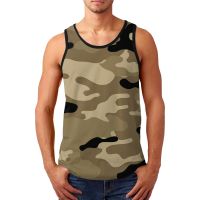 men 3 d printed vest sports leisure male sleeveless