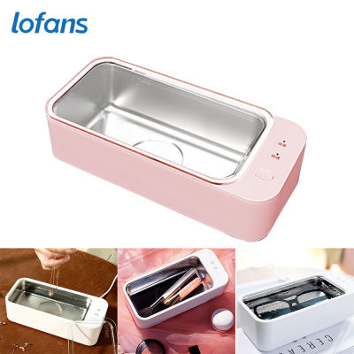 Lofans Ultrasonic ทำความสะอาดเครื่อง W/การสั่นสะเทือนความถี่สูงผ้าเช็ดรถยนต์สำหรับเครื่องประดับแว่นตานาฬิกา CS-602