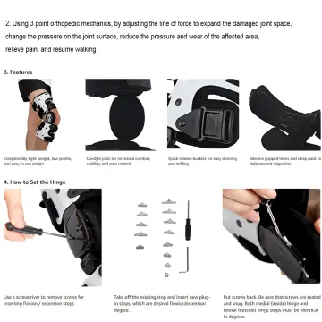 NEENCA 2 PACK Unloader ROM Knee Brace, Hinged Immobilizer for ACL, MCL, PCL  Injury - Orthosis Stabilizer for Women and Men. Adjustable Recovery Support  for Orthopedic Rehab, Post Op, Meniscus Tear, Arthritis(Right