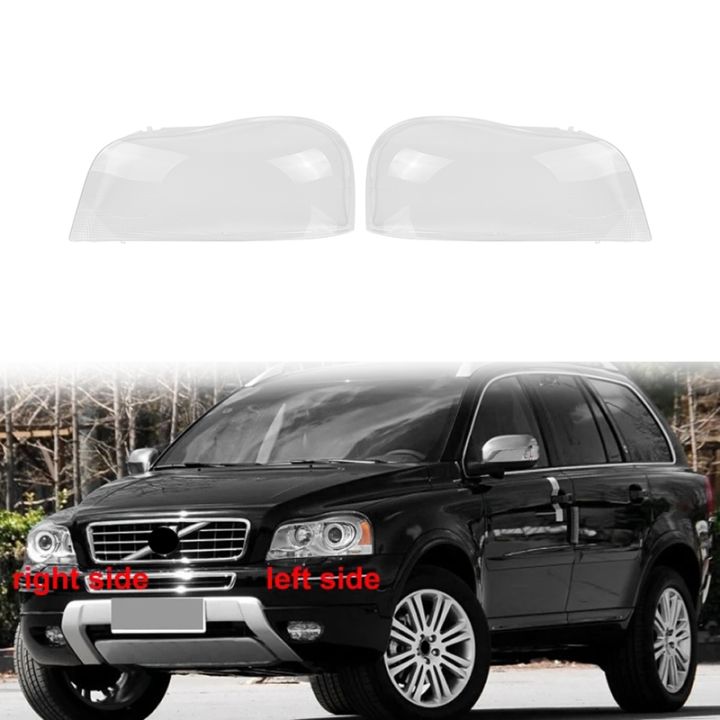 Headlight Shell Lamp Shade For Volvo XC90 Right Left Transparent Lens Cover  Headlight Cover