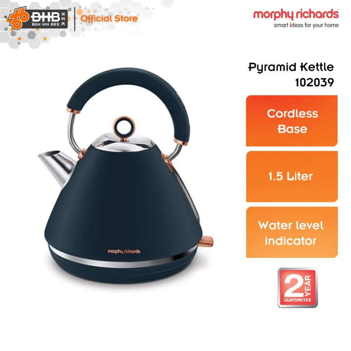 Morphy Richards Pyramid Kettle Midnight Blue (102039) Lazada