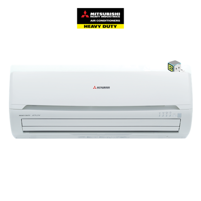 MITSUBISHI HEAVY DUTY แอร์ติดผนัง Deluxe Non-Inverter ขนาด 25,085 BTU รุ่น SRK25CVS-W1 (เครื่องเปล่าและบริการติดตั้ง) สินค้าของแท้ 100%