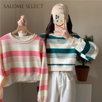 SALOME SELECT เสื้อฮู้ด เสื้อแขนยาวอบอุ่น หลวมและสบาย สบายๆ ล้ำสมัย นุ่มนวล สไตล์ WWY23000KO 41Z231009