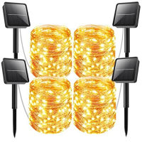 50330 LED Solar Lights Outdoor Lamp For Holiday Christmas Decoration Garland Festoon String Lights Garden Party Fairy Lights