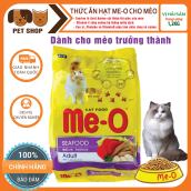 Thức Ăn Hạt Cho Mèo Trưởng Thành Vị Hải Sản SEAFOOD Me-O Adult 1.2kg
