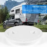 Circular Non Inspection Hatch-Boat Hatch Deck Plate with Detachable Cover for RV Marine Boat Kayaks