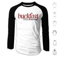 3D Buckfast Logo Hoodies Long Sleeve Buckfast Devon Scotland Bucky Scottish Tonic Wine Buckie Glasgow Ireland Wine