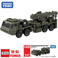 TOMY Domeca โลหะผสมหมายเลข141 Long Force Heavy Wheeled Rescue Crane 156949