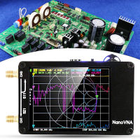 NanoVNA-H Network Antenna Analyzer Power Display Low Noise Touch Screen Measuring VSWR S-parameters with SD-Card Slot MF HF VHF UHF Handheld Vector Network Analyzer for Cell Phone Practical Network Antenna