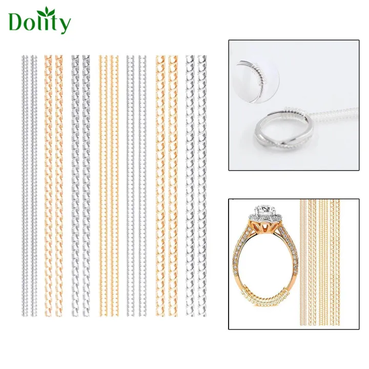 Dolity Ring Size Adjuster Resizer Spacer Fitter Resizing Tool Ring