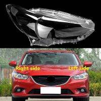 1ชิ้นเลนส์ Lampu Depan Mobil สำหรับ Mazda 6 Atenza 2013- 2019ฝาครอบพลาสติกใสกรอบไฟหน้ากระจกแทนที่โคมไฟเดิม