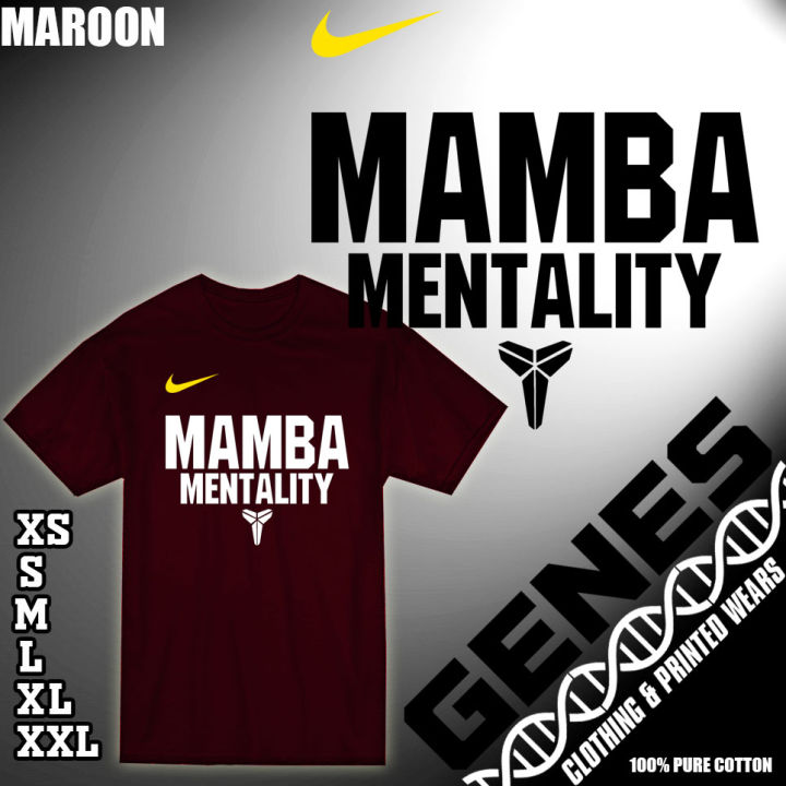 Kobe Bryant Black Mamba Mentality number 24 Lakers Jersey Basketball  Quality Cotton (Adult & Kiddie Size) Kids Unisex Men Women T shirt  (ed004-12)