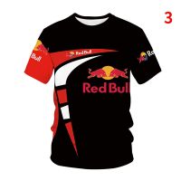 2023 NEWXS-3XL ใหม่กระทิงแดง3D พิมพ์ดิจิตอลผู้ชายเสื้อยืดขนาดบวกเสื้อแขนสั้นขี่รถจักรยานยนต์เสื้อยืด