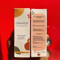 ? Orange Whte Sunscreen for face 10g กันแดดส้ม ครีมกันแดด สำกรับผิวหน้า โฉมใหม่ [ ราคาเซลล์ ]