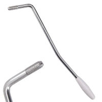 A Screw-In Tremolo Arm Whammy Bar สำหรับกีตาร์ไฟฟ้าอุปกรณ์เสริมอะไหล่เส้นผ่านศูนย์กลาง6มม. (M6) Chrome Black Gold สำหรับเลือก