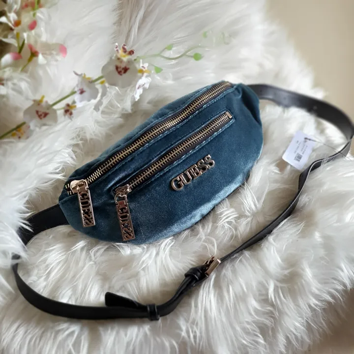Best Seller Guess Ronnie Crossbody Bag Mini Waist Blue Lazada PH