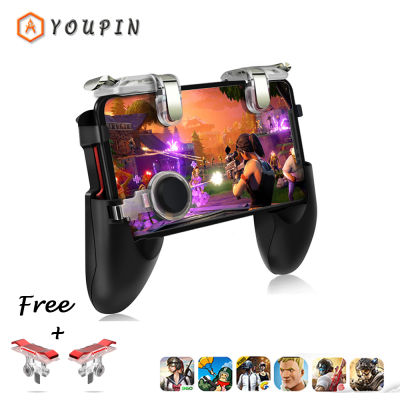 Moible Controller Gamepad Free Fire L1 R1 Trigger freefire/PUGB Joy Mobile Game Handle L1R1 Joystick for IOS Android Phone