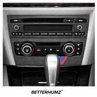 Alcantara For BMW 3 Series E90 E92 E93 Center Console CD Panel Trim Cover Stickers Interior Tuning M Performance Car Accessories