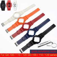 （Bar watchband）เคสยางซิลิโคนสำหรับ Casio สำหรับผู้ชาย,GA-110/100 /120 GD-100/110สายรัดนาฬิกาข้อมือวัดอัตราการเต้นหัวใจแนวสปอร์ต