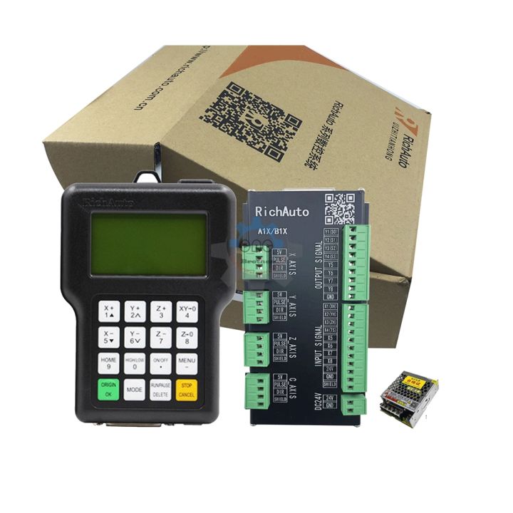 richauto-dsp-a11-cnc-controller-a11s-e-c-3-axis-motion-controller-remote-for-cnc-engraving-cutting-english-version-75w24vdc