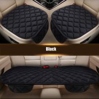 3pcs/set Universal Car Seat Cover Cushion Anti-Slip Chair Seat Breathable Pad Thick Short Plush Cushion Home Auto Accessories