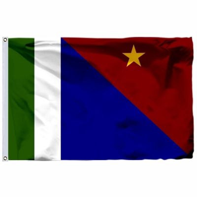 Papua ธงตะเภาใหม่3x5ft เขตปกครองตนเองของป้าย Bougainville 90X150ซม. จังหวัดกลาง21X14ซม. Chimbu Sepik Jiwaka
