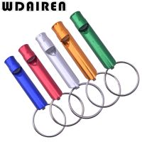 5Pcs Multifunctional Aluminum Emergency Survival Whistle Keychain For Camping Hiking Outdoor Sport Tools Training whistle Survival kits