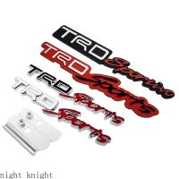 Hot New TRD Sport Metal Car Sticker for Toyota Yaris Avensis Auris Reiz Auto Front Grille Emblem Badge Decal