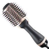 2 IN 1 One Step Hair Dryer Hot Air Brush Styler and Volumizer Hair Straightener Comb Curling brush Electric Ion Blow Dryer Brush