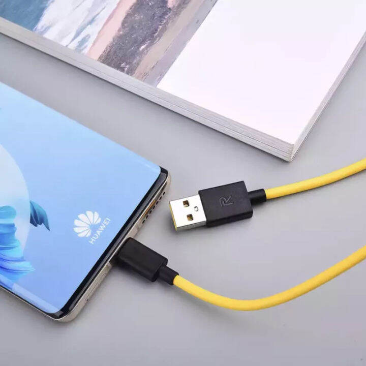 สายชาร์จสำหรับrealme-micro-usb-ของแท้-data-cable-fast-charge-ใช้ได้กับรุ่น-เรียวมี-5-5i-5s-realme-c2-c3-c17-c1-รับประกัน1ปี-by-gesus-store