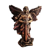 Metatron Bronzed Seraphim Six-Winged Guardian Angel Statues Home Decoration Also A Great Gift for Your Friends