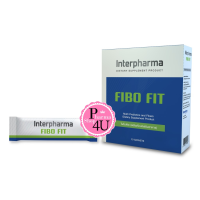 Interpharma FIBO FIT 10 sachets/box ไฟโบ ฟิต (ผลิตภัณฑ์เสริม)พรีไบโอติก ไฟเบอร์(1กล่อง/10ซอง)