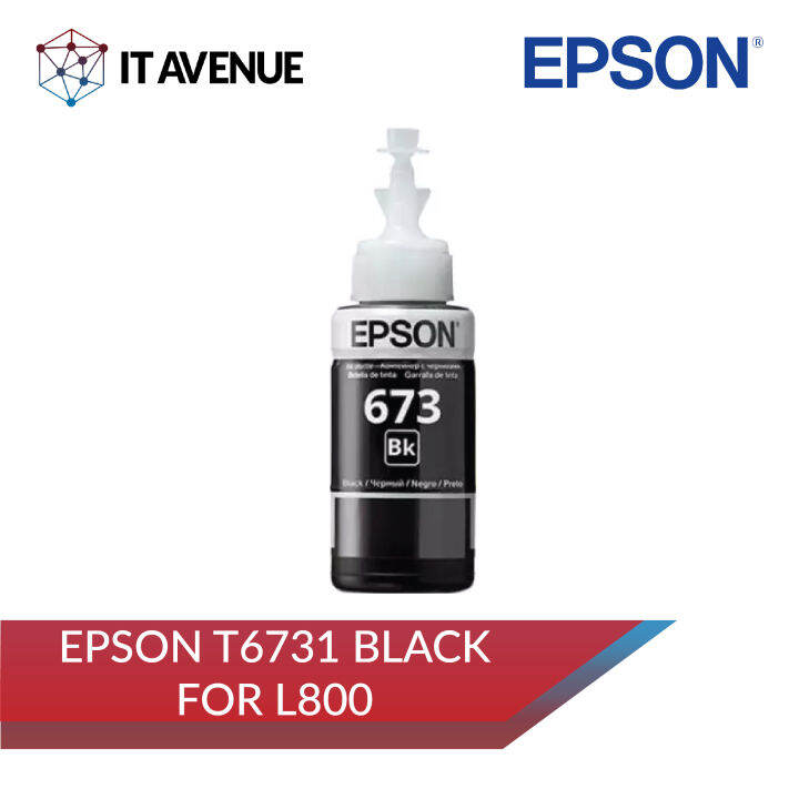 EPSON T6731 BLACK / Original Ink Bottle 70ml/ L850, L810, L805, L800