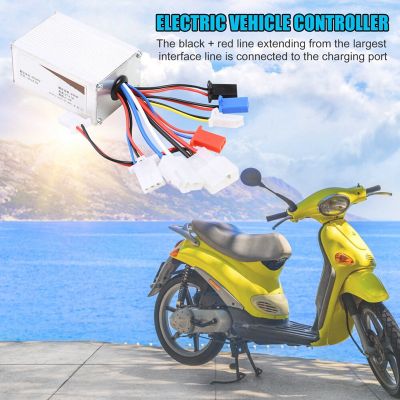 24V 250W Brushed Controller Electric Bicycle E-Bike Scooter Brush Speed Controller Motor for Electric Scooter