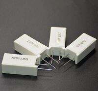 10Pcs ตรม Rx27-5แนวตั้งซีเมนต์ตัวต้านทานไฟฟ้า10W 10/12/15/20/22/30/39/47/51/100/150/200/300r โอห์มเซรามิค