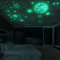 【❗】 Jime Shops Fityle 435Pcs GlowDark Stars Planets Wall Decal Luminous Kids Room