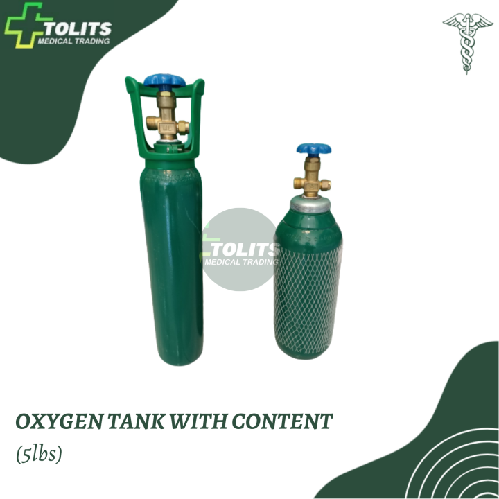 OXYGEN TANK W/ CONTENT (MEDICAL) 5LBS Lazada PH