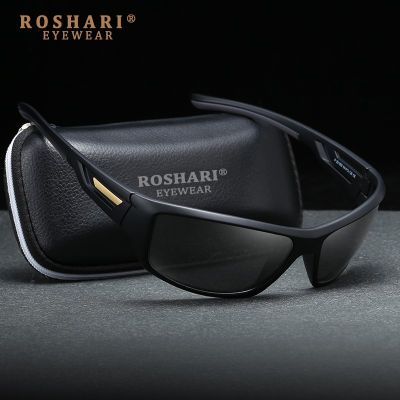 ~ RoShari R013 แว่นกันแดด Polarized ผู้ชายสำหรับขับรถ
