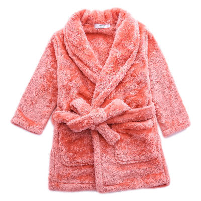 MudiPanda Winter Kids Sleepwear Robe 2020 Flannel Warm Bathrobe For Girls 2-14 Years Teenagers Children Pajamas For Boys