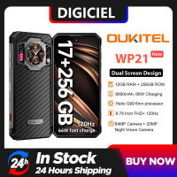 WP21 OUKITEL 17GB + 256GB (ขยาย1TB) g99โทรศัพท์มือถือการมองเห็นได้ในเวลากลางคืนที่ทนทาน Helio 66W ชาร์จเร็ว9800MAh สมาร์ทโฟนแอนดรอยด์กล้อง12 64MP 6.78 “Fhd + 120Hz อัตราการรีเฟรชใบหน้า ID SOS OTG โทรศัพท์มือถือเอ็นเอฟซี GPS