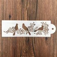 hyfvbujh♀✚  Animals Layering Stencils Wall Painting Scrapbook Coloring Embossing Template