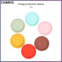 CUWRYG ป้องกันการหล่น เครื่องประดับ กันกระแทก เคสป้องกัน สำหรับ Airtags Tracker Protector ซอฟท์เชลล์ ฝาครอบซิลิโคน