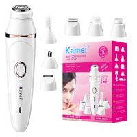 ZZOOI 7in1 rechargeable epilator facial hair remover nose ear eyebrow trimmer body electric shaver leg underarm bikini trimmer set